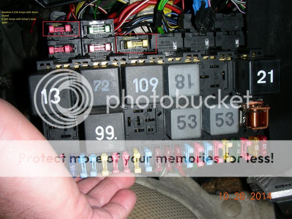 Electrical Draw - can't figure what the fuses are | VW Vortex ...