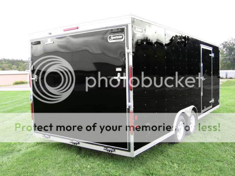 NEW 2012 8.5 X 20 CAR MATE SPORTSTER ENCLOSED CAR HAULER TRAILER, 7K 