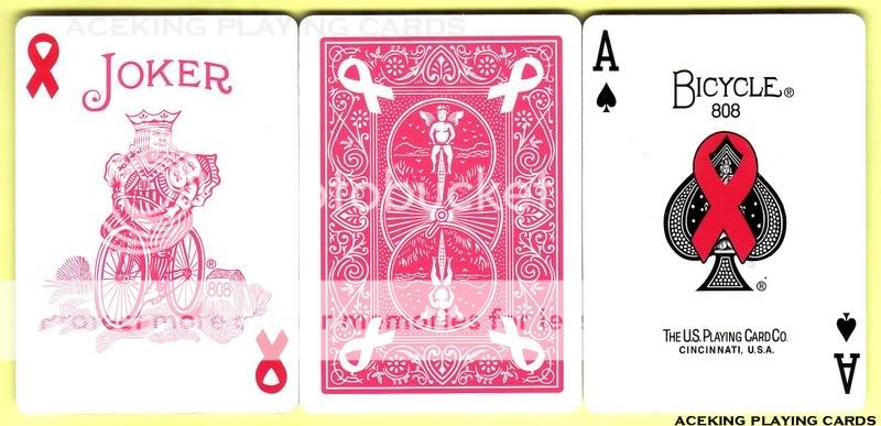 3DECKS Bicycle Breast Cancer Playing Cards Collection