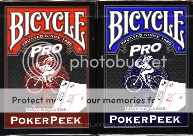   decks Bicycle Pro Peek poker playing cards for texas holdem and poker