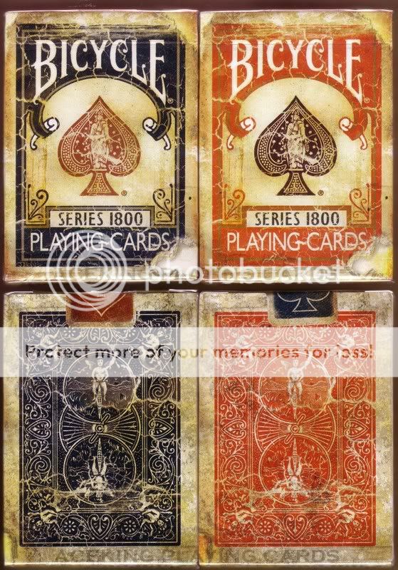 Decks Bicycle Vintage 1800 Ellusionist playing cards  