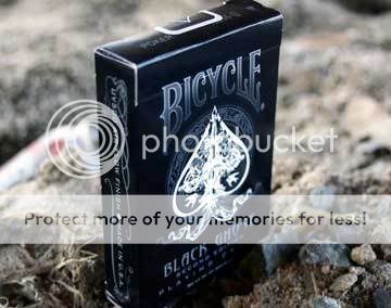 deck Bicycle BLACK GHOST playing cards Ellusionist  