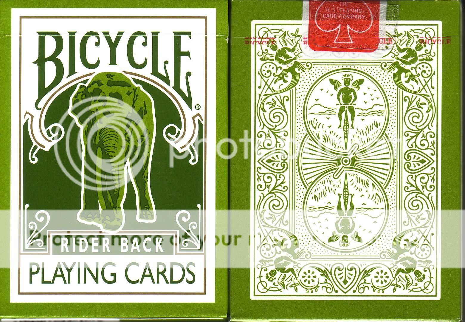 Bicycle Elephant Tsunami playing cards 1st Printing  