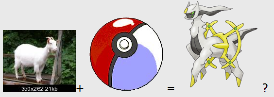 [PokeCommunity.com] What was the very first thing you thought when you saw arceus?