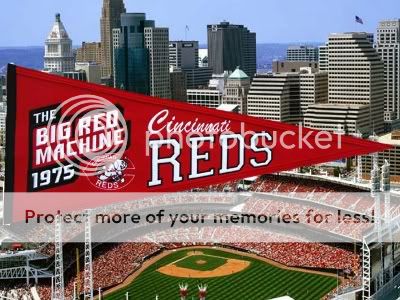 New 1975 Cincinnati Reds BIG RED MACHINE Wool Pennant  